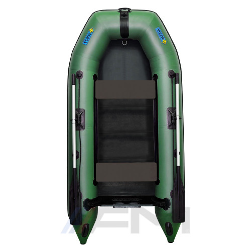 OMEGA - Надуваема моторна лодка с твърдо дъно 260 M Standard RT PT зелена